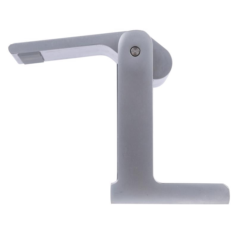 Brinks Zinc Satin Chrome Silver Door Stop Mounts to base trim 2.75 in.