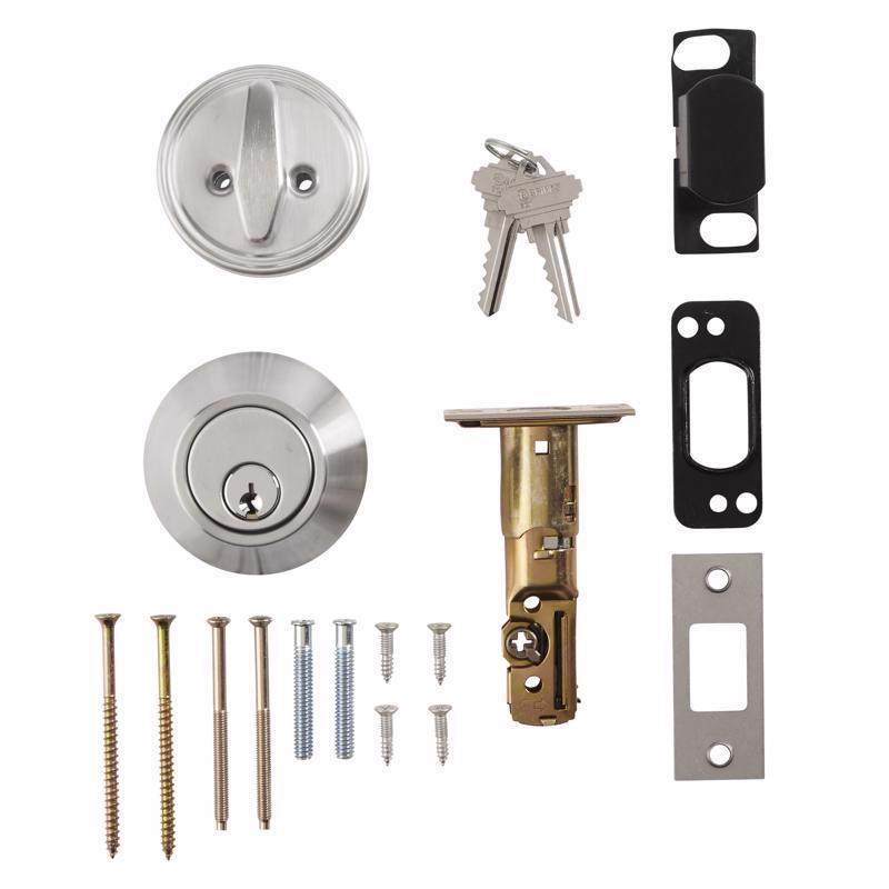 Brinks Steel Single Cylinder Deadbolt