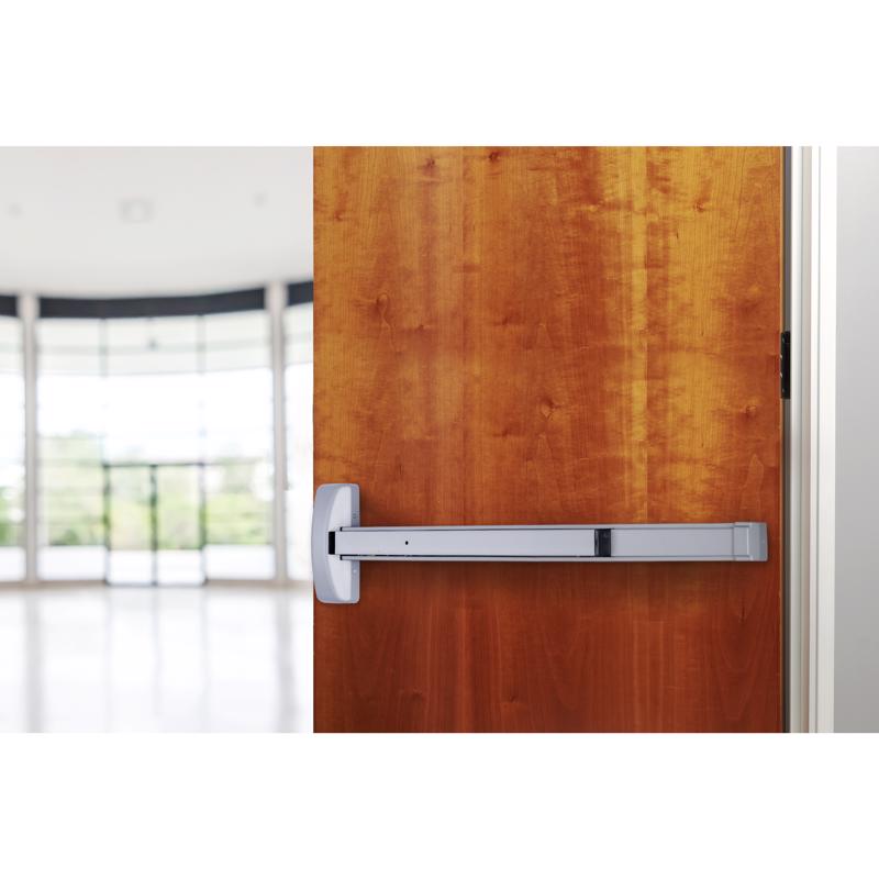 Brinks Gray Aluminum Commercial Exit Device
