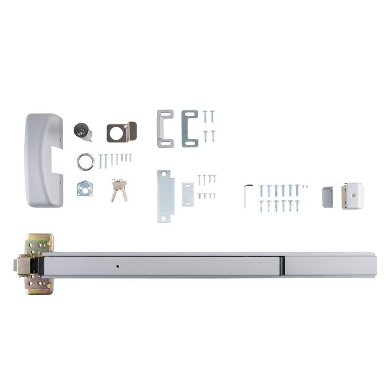 Brinks Gray Aluminum Commercial Exit Device