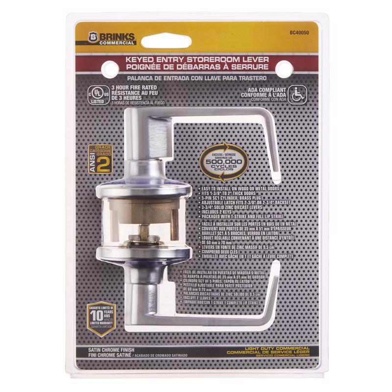 Brinks Storeroom Lockset 2 in.