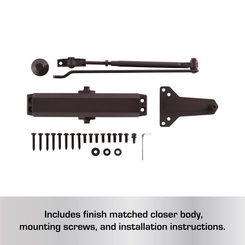 Brinks Commercial Oil Rubbed Bronze Steel Hydraulic Door Closer Grade 1
