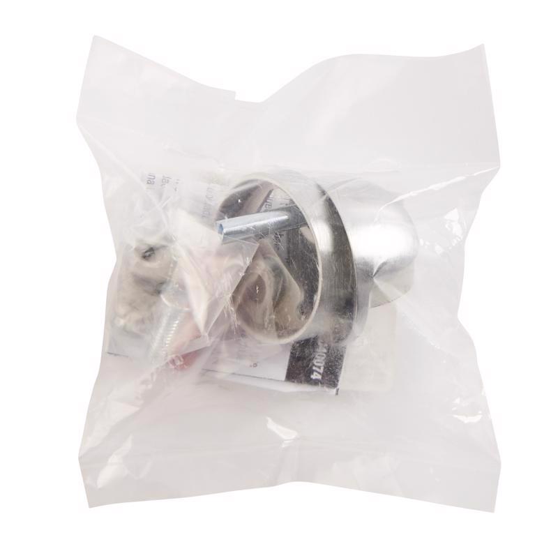 Brinks Brass Satin Chrome Door Stop Mounts to floor 1.75 in.