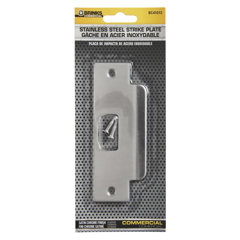 Brinks Satin Stainless Steel Latch Strike