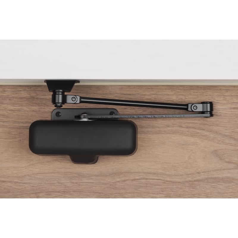 Brinks Residential Matte Black Steel Hydraulic Door Closer