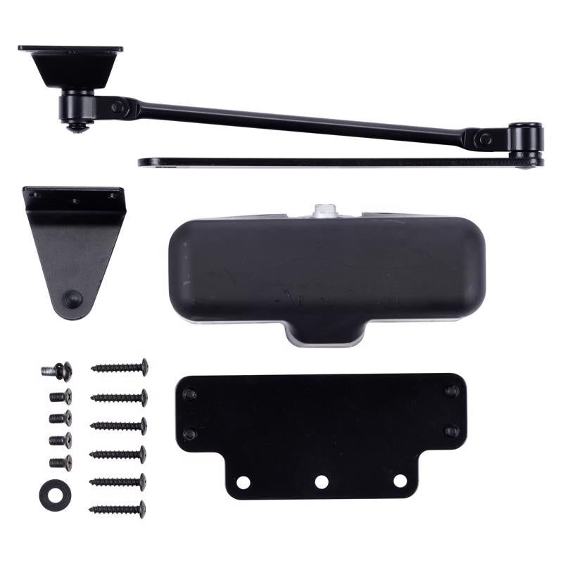 Brinks Residential Matte Black Steel Hydraulic Door Closer