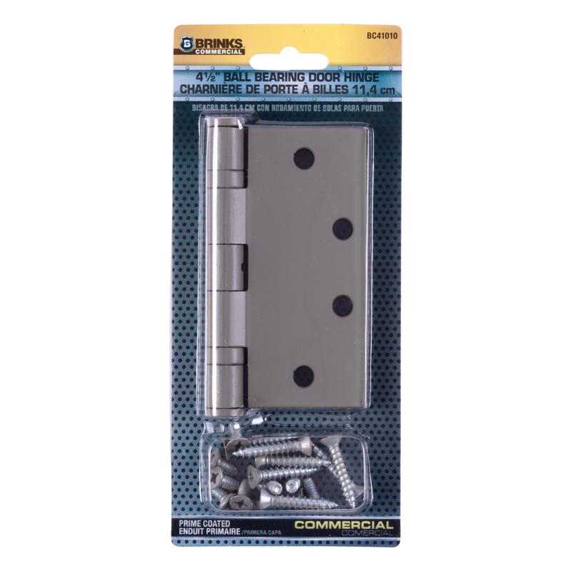 Brinks 4.5 in. L Prime Coat Door Hinge