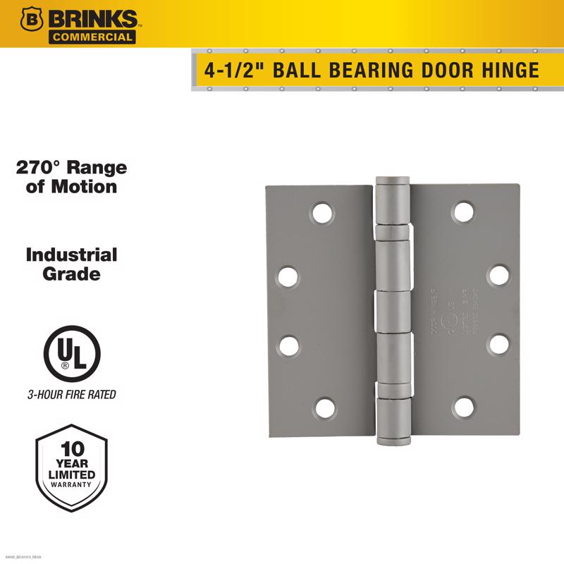 Brinks 4.5 in. L Prime Coat Door Hinge
