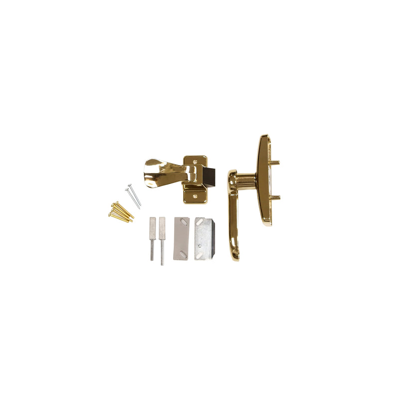 Larson Georgian Bright Brass Storm Door Lever