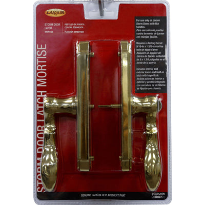 Larson M2 Bright Brass Gold Zinc Mortise Latch