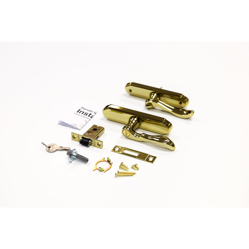 Larson M2 Bright Brass Gold Zinc Mortise Latch