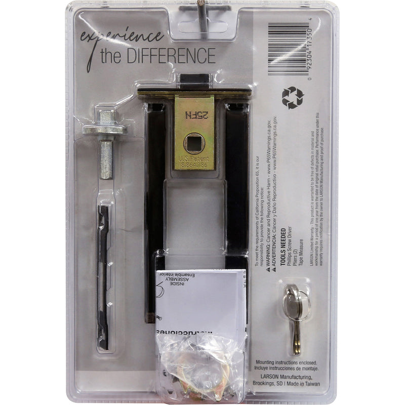 Larson M2 Bright Brass Gold Zinc Mortise Latch