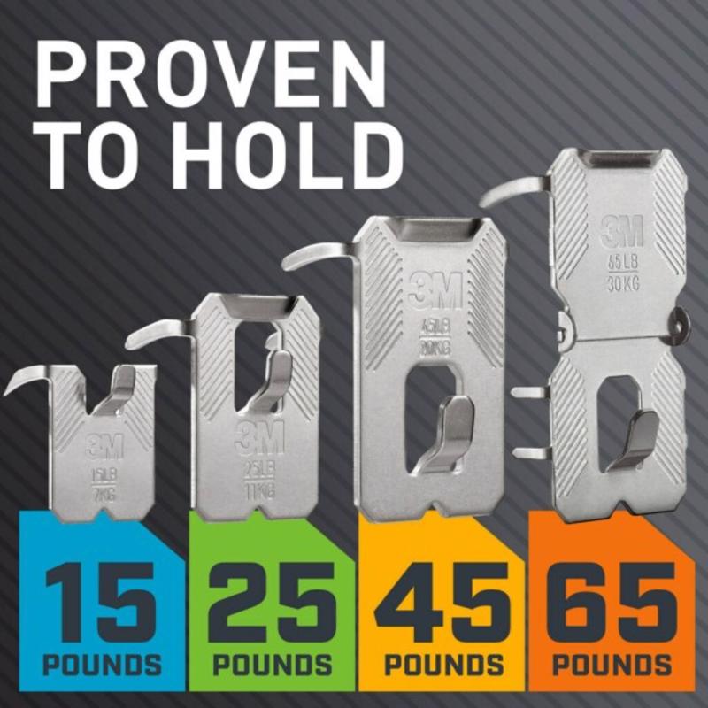 3M Claw Silver Drywall Picture Hanger 25 lb