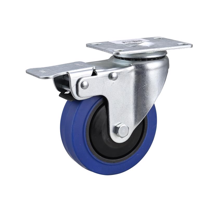 Projex 4 in. D Swivel Soft Rubber Caster 265 lb