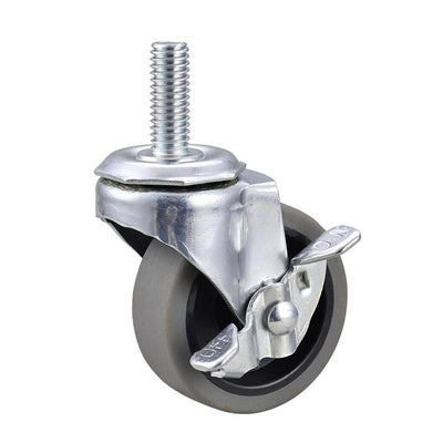 Projex 2 in. D Swivel Thermoplastic Rubber Caster 80 lb