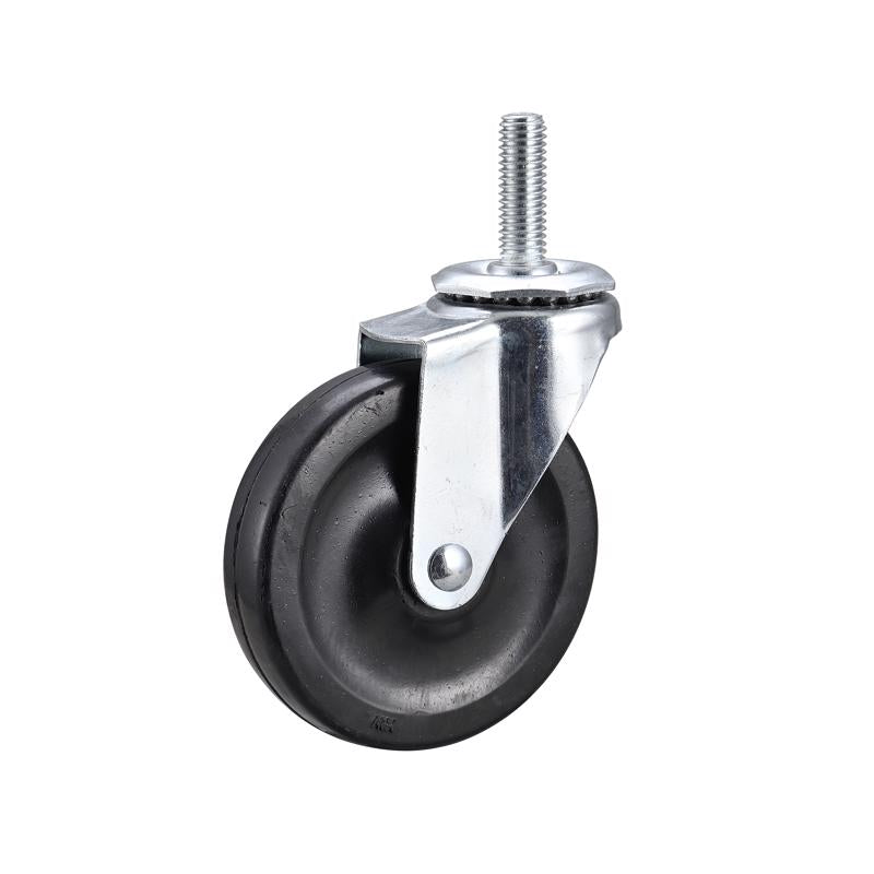 Projex 4 in. D Swivel Soft Rubber Caster 115 lb