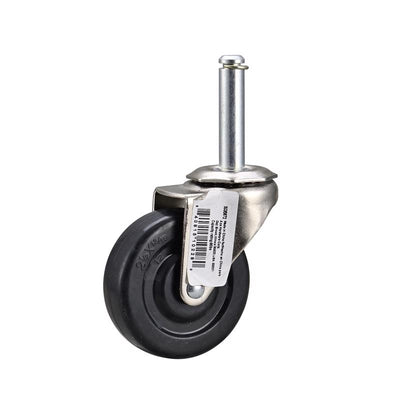 Projex 2-1/2 in. D Swivel Soft Rubber Caster 85 lb