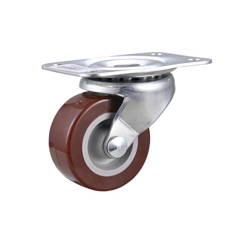 Projex 2-1/2 in. D Swivel Hard Rubber Caster 125 lb