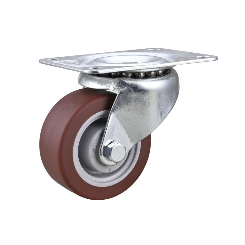 Projex 3 in. D Swivel Hard Rubber Caster with Swivel Plate 210 lb
