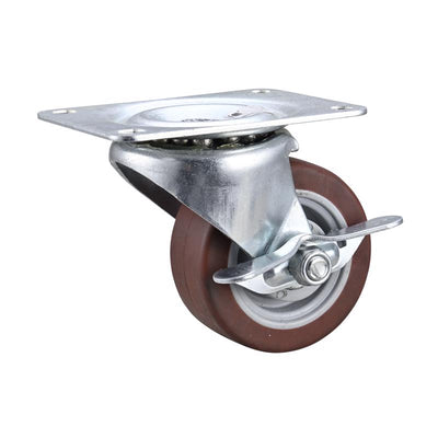 Projex 3 in. D Swivel Hard Rubber Caster 210 lb