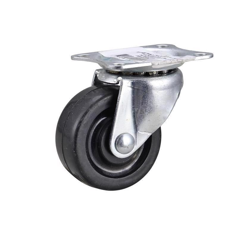 Projex 1-1/2 in. D Swivel Soft Rubber Caster 40 lb