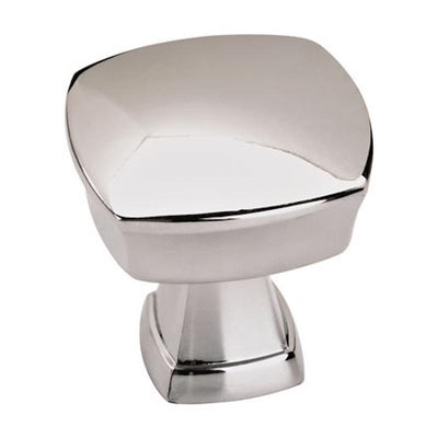 Amerock Stature Allison Square Cabinet Knob 1-1/4 in. D 11/4 in. Polished Chrome