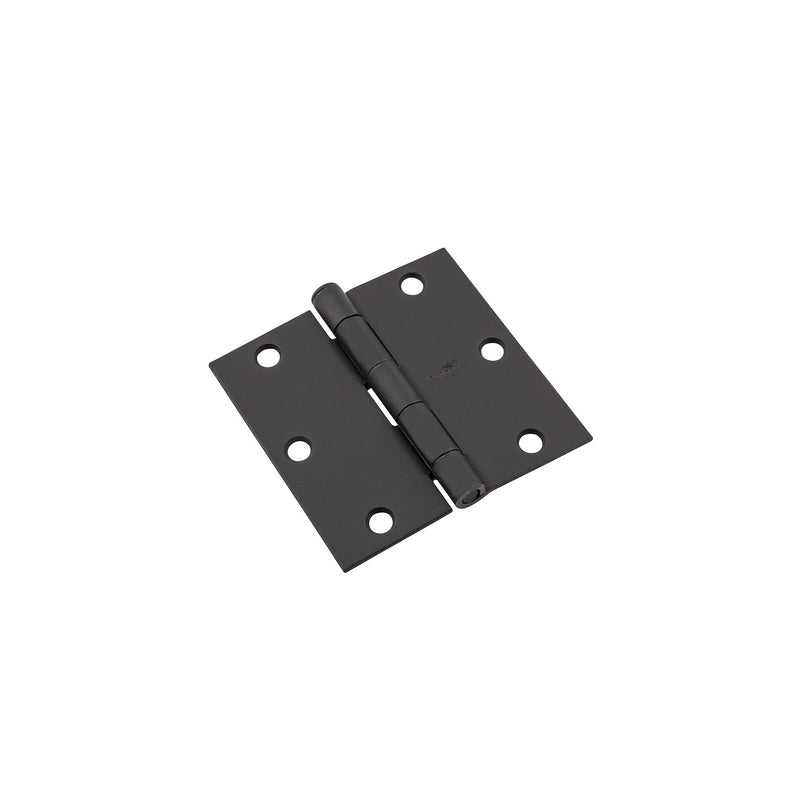 National Hardware 3-1/2 in. L Black Door Hinge
