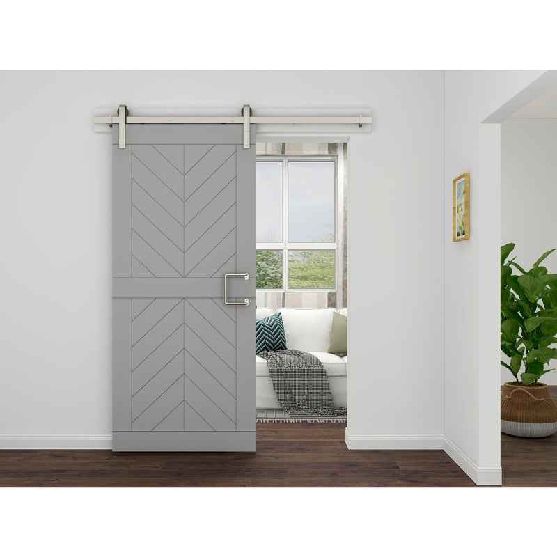 National Hardware Troy 5/8 in. D X 6-3/32 in. L Satin Nickel Silver Steel Pull Handle