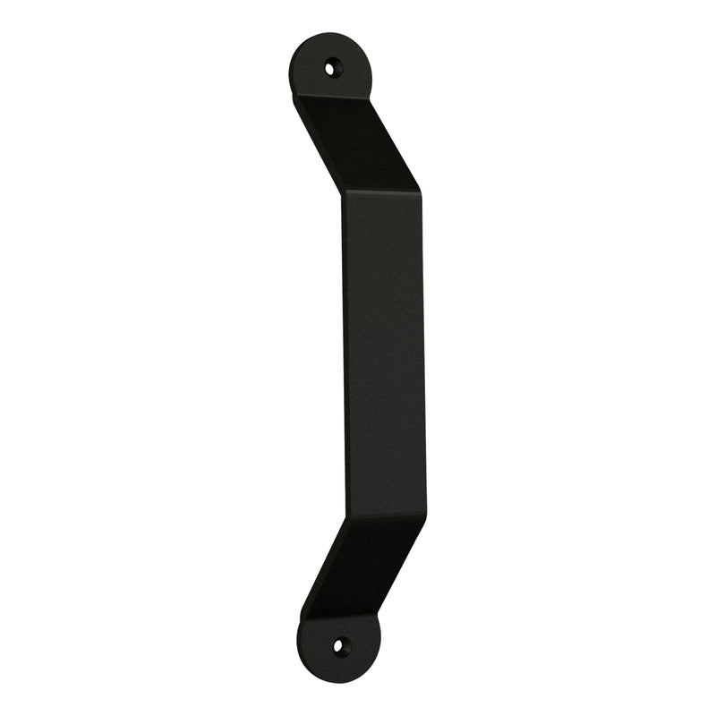 National Hardware Charleston Matte Black Steel Pull Handle