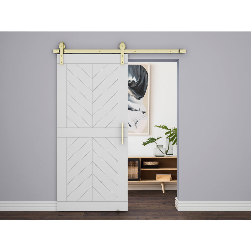 National Hardware Madison 31/32 in. D X 12 in. L Brushed Gold Steel Pull Handle