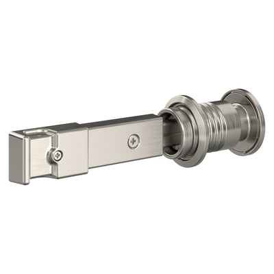 National Hardware Satin Nickel Zinc Indoor Sliding Door Lock