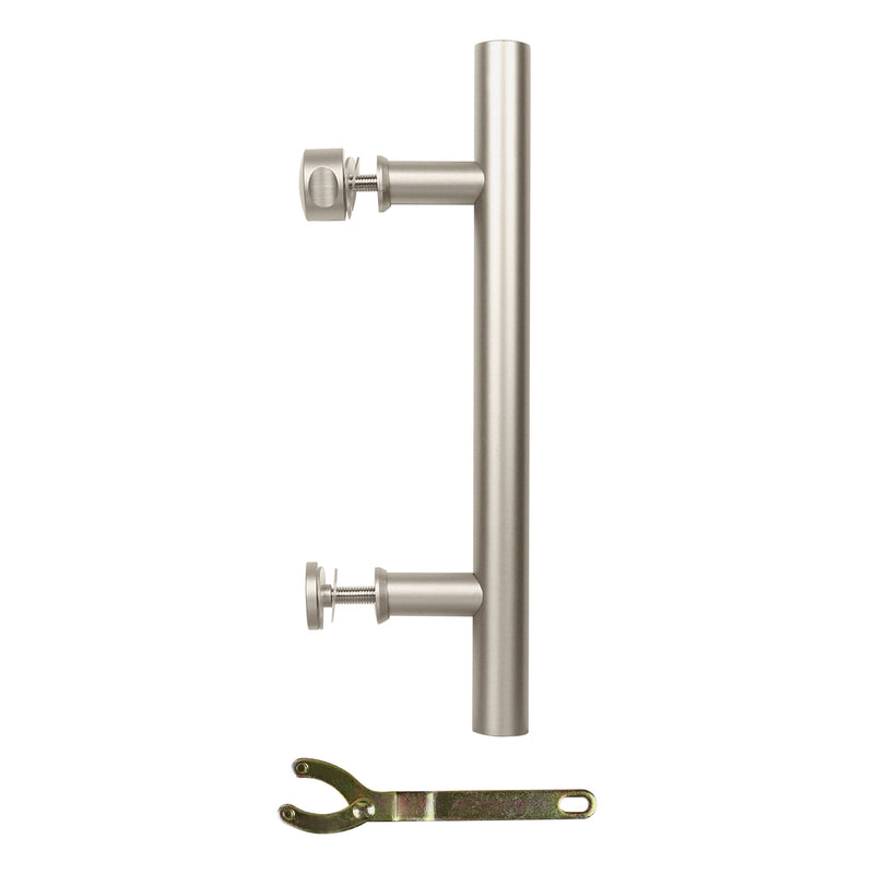 National Hardware Madison 31/32 in. D Satin Nickel Silver Steel Pull Handle