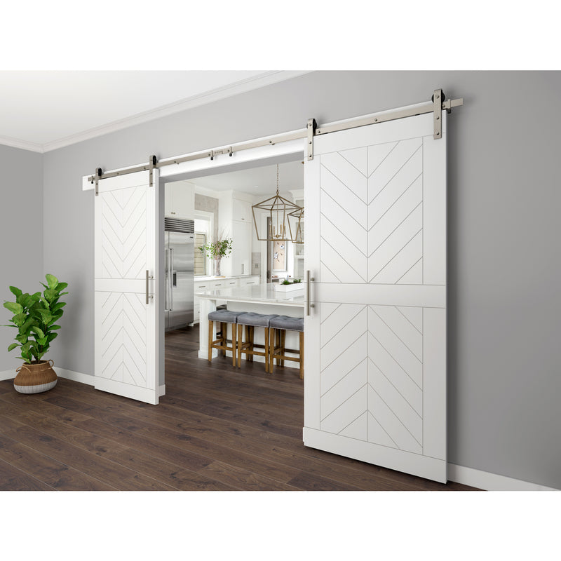 National Hardware Madison 31/32 in. D Satin Nickel Silver Steel Pull Handle
