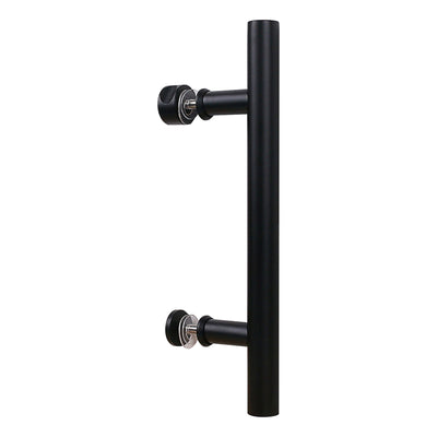 National Hardware Madison 31/32 in. D Matte Black Steel Pull Handle