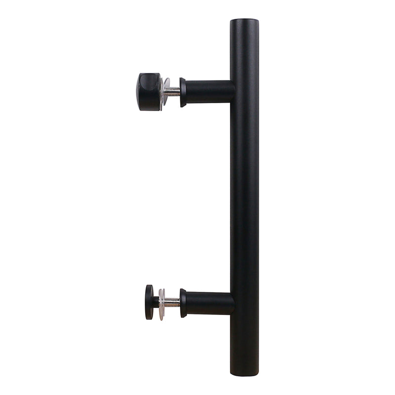 National Hardware Madison 31/32 in. D Matte Black Steel Pull Handle