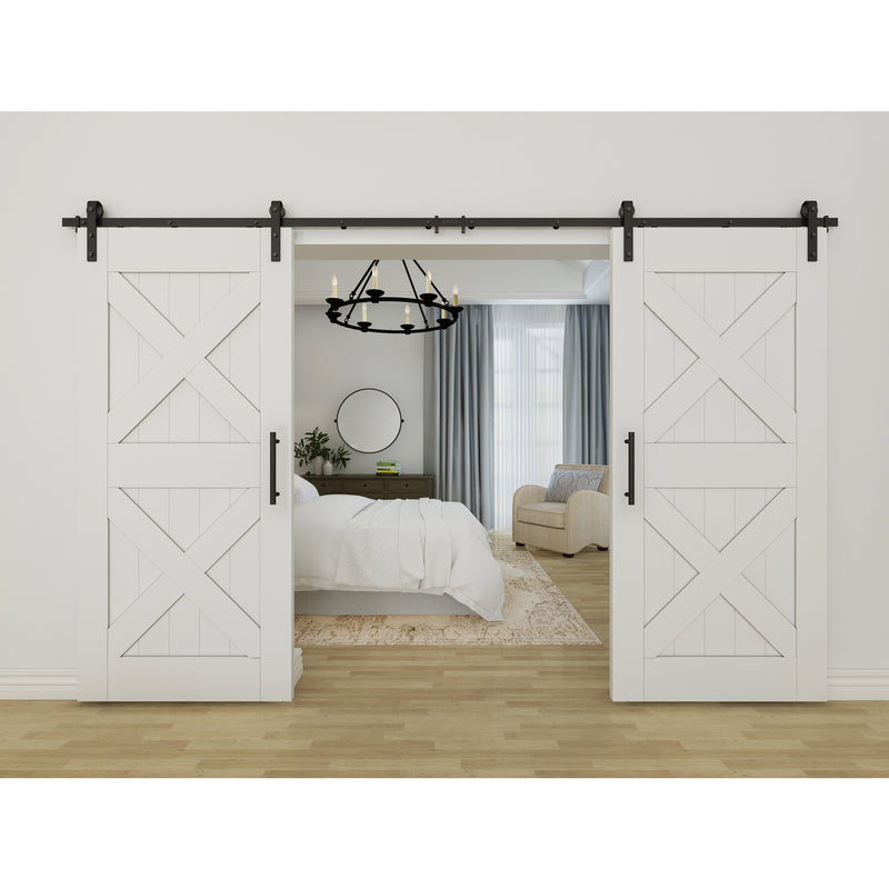 National Hardware Madison 31/32 in. D Matte Black Steel Pull Handle