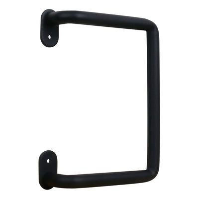 National Hardware Troy 5/8 in. D X 6-3/32 in. L Matte Black Steel Pull Handle