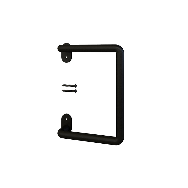 National Hardware Troy 5/8 in. D X 6-3/32 in. L Matte Black Steel Pull Handle