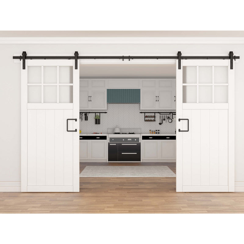 National Hardware Troy 5/8 in. D X 6-3/32 in. L Matte Black Steel Pull Handle