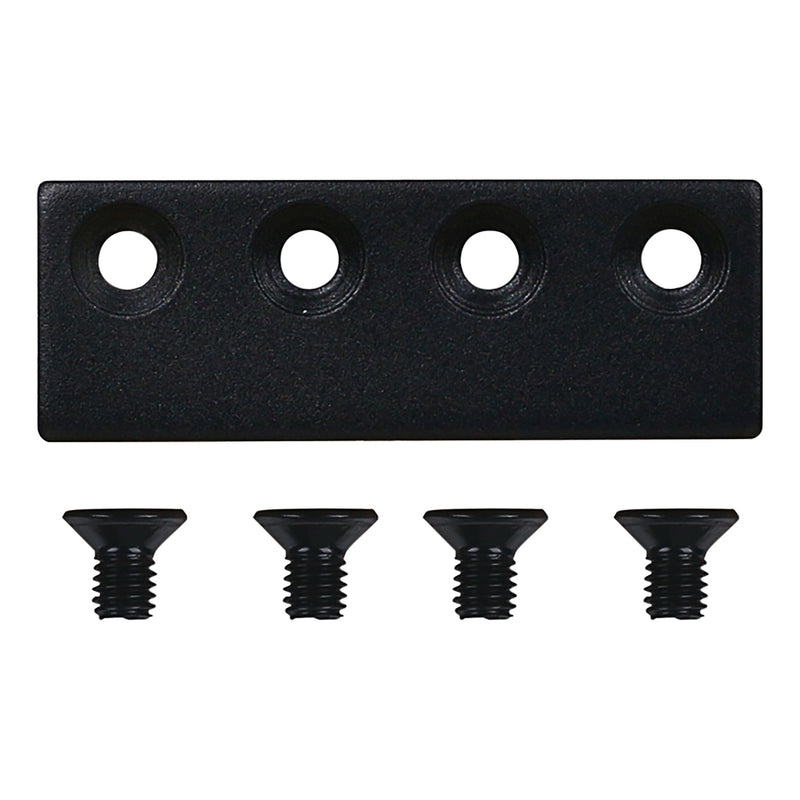 National Hardware 5/8 in. D X 3-1/8 in. L Matte Black Steel Sliding Door Hardware Connecting Adapter