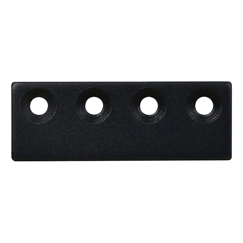 National Hardware 5/8 in. D X 3-1/8 in. L Matte Black Steel Sliding Door Hardware Connecting Adapter