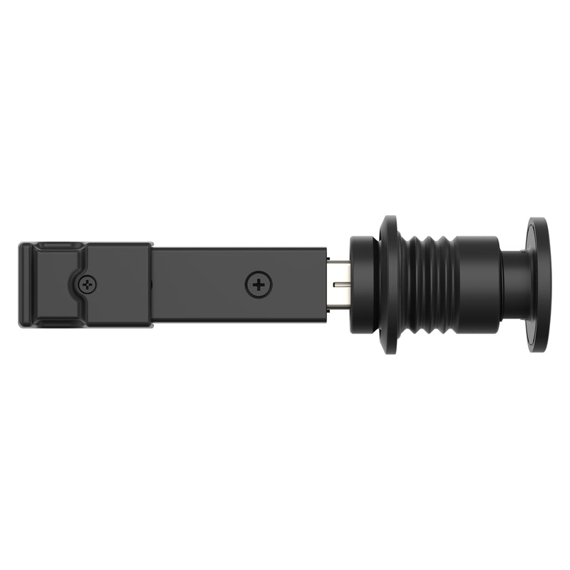 National Hardware Matte Zinc Indoor Sliding Door Lock