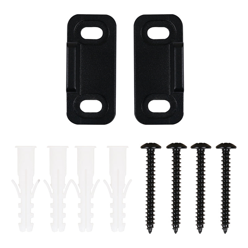 National Hardware 1-3/4 in. L Matte Black Aluminum Double Floor Guide