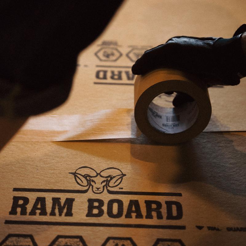 Ram Board Seam Tape 2.83 in. W X 164 ft. L Tan High Strength Masking Tape