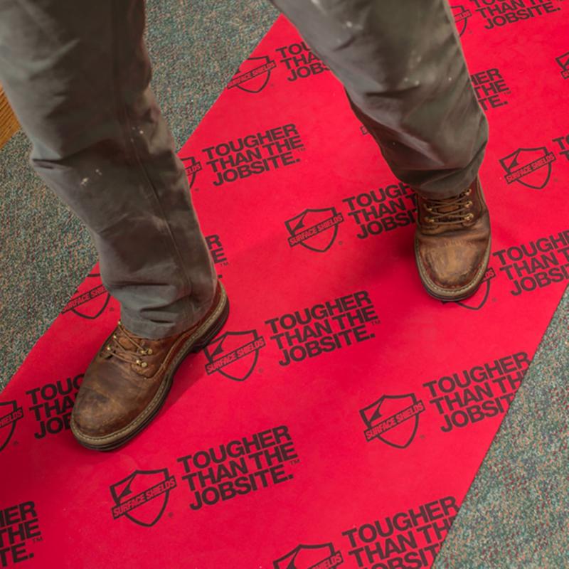 Surface Shields NeoShield Floor Protection 1.5 mil X 27 in. W X 20 ft. L Rubber Red
