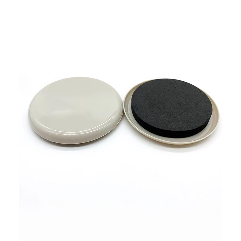 Projex Brown 3-1/2 in. Adhesive Carpet Sliding Discs 4 pk
