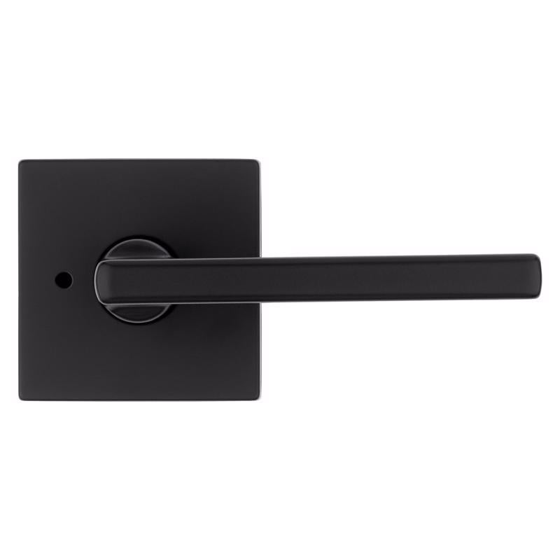 Kwikset Halifax Matte Black Privacy Lever Right or Left Handed