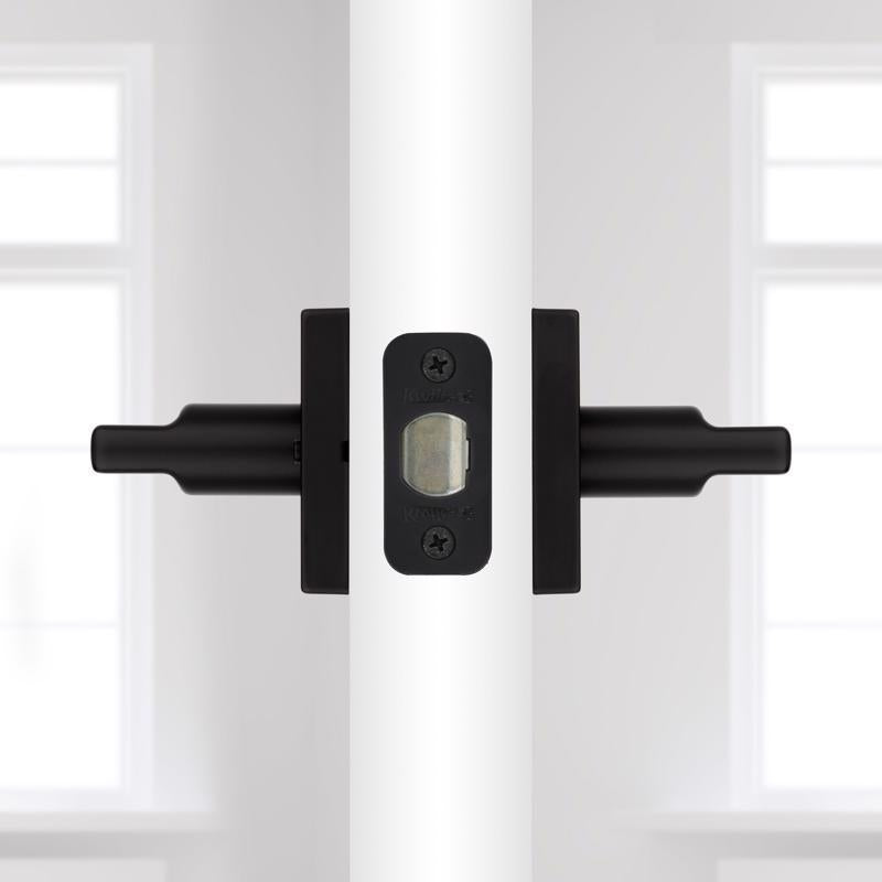 Kwikset Halifax Matte Black Privacy Lever Right or Left Handed