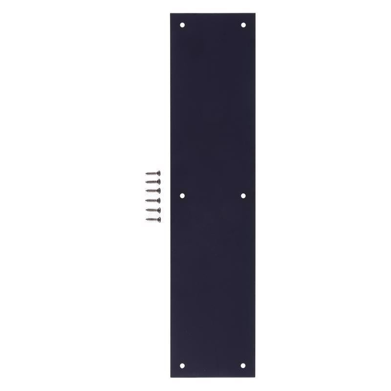 Brinks Commercial 15 in. L Matte Black Aluminum Push Plate