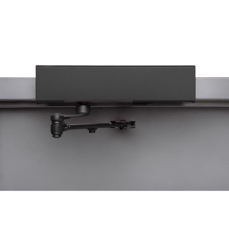 Brinks Commercial Matte Black Metal Hydraulic Adjustable Door Closer Grade 1